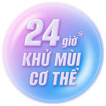 24 giờ khử mùi cơ thể